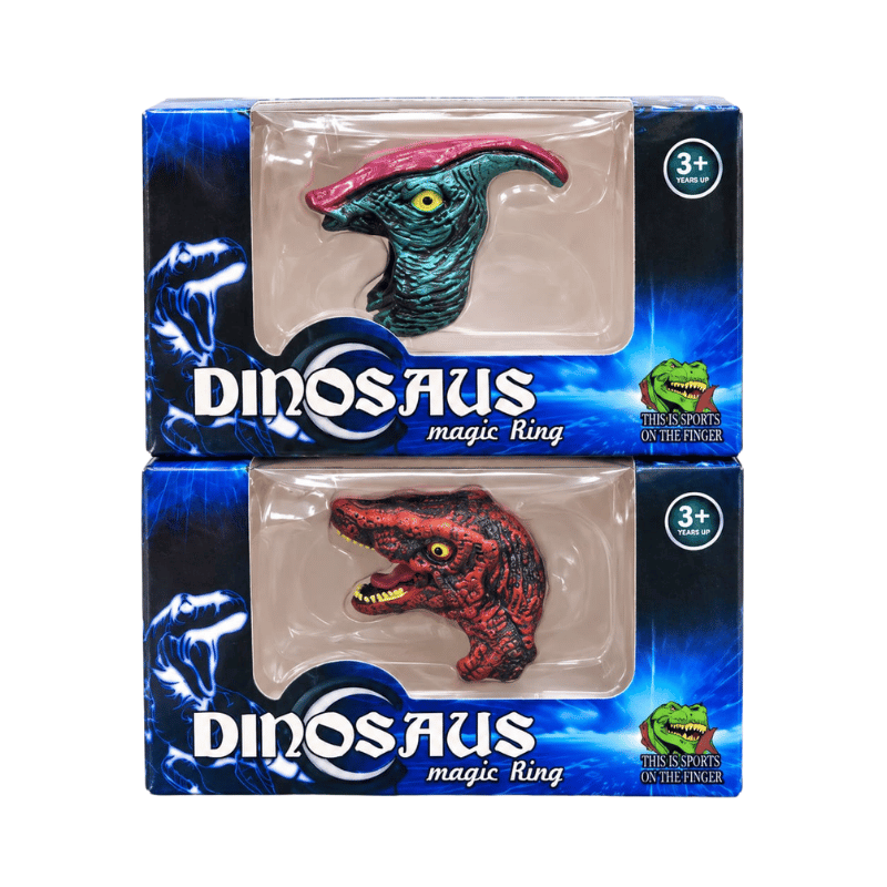 SET DE ANILLOS DE DINOSAURIO 3