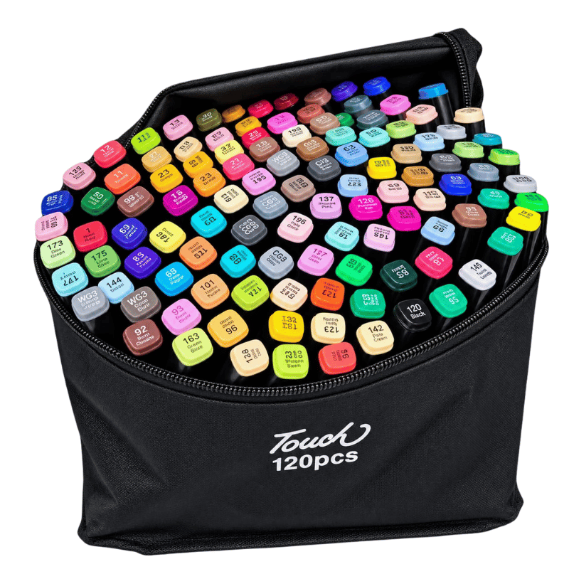 SET DE MARCADORES 120PCS