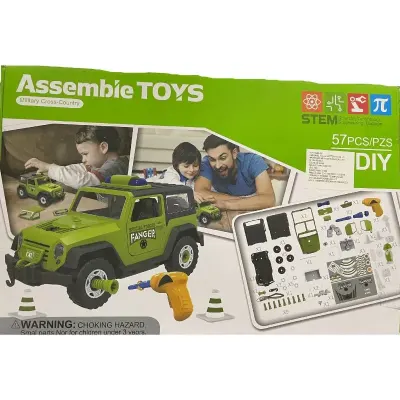SET CARRO MILITAR DE LLANTAS DESMONTABLES