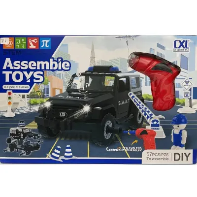 SET JEEP POLICIA DE LLANTAS DESMONTABLES