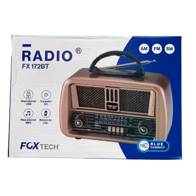 RADIO TIPO ANTIGUO FOX TECH