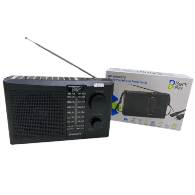 RADIO ESTILO ANTIGUO PANEL SOLAR